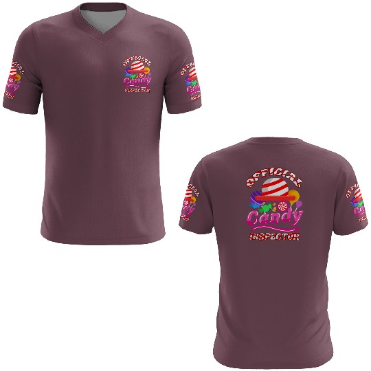 Official Candy Inspector For Halloween 3D T Shirts