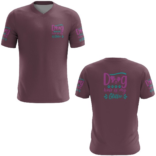 dog hair is my glitter 3D T Shirts