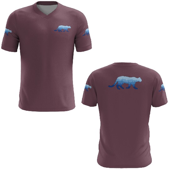 Mountain Lion and Mountain Biker 3D T Shirts