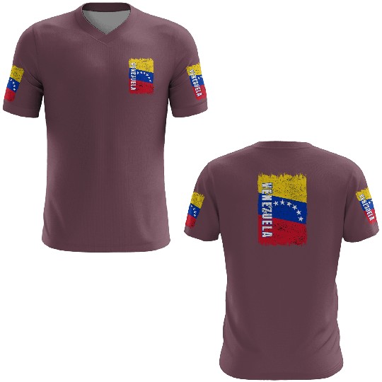 Venezuela vintage flag 3D T Shirts