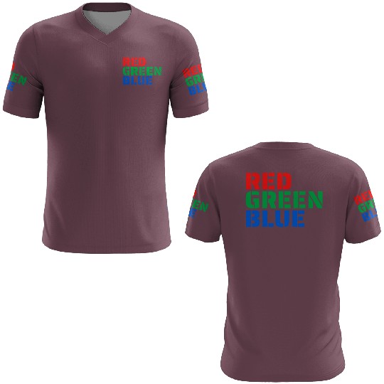 Red & Green & Blue / Red Green Blue / RGB 3D T Shirts