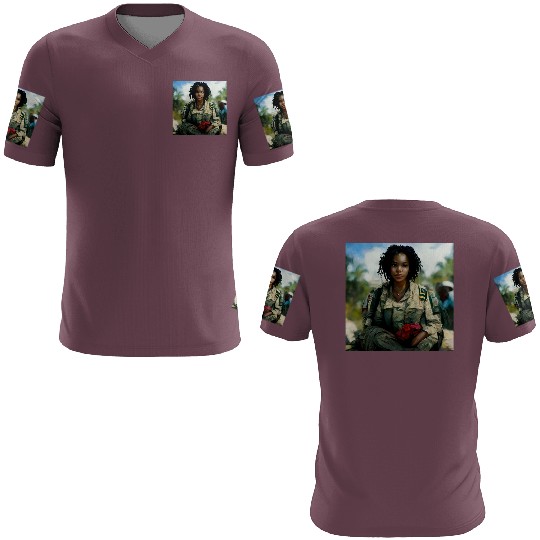 Beautiful US army combat medic painting 3D T Shirts