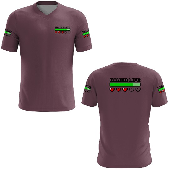 Gamer Life - heart Gamer #2 3D T Shirts