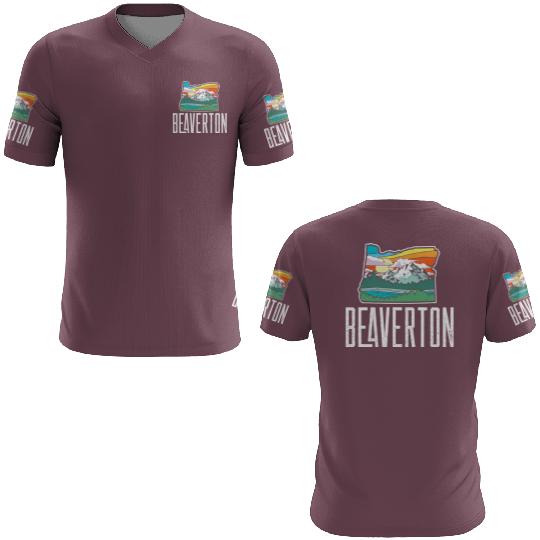 Beaverton Vintage Oregon Nature Outdoors Retro Gra 3D T Shirts