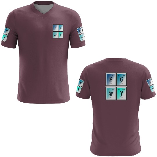 Scary | Periodic Table of Elements 3D T Shirts