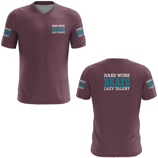 Swimmer Swimming Hard Work Beats Lazy Talent 3D T Shirts