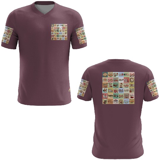 Christmas Patchwork Vintage Pattern 3D T Shirts