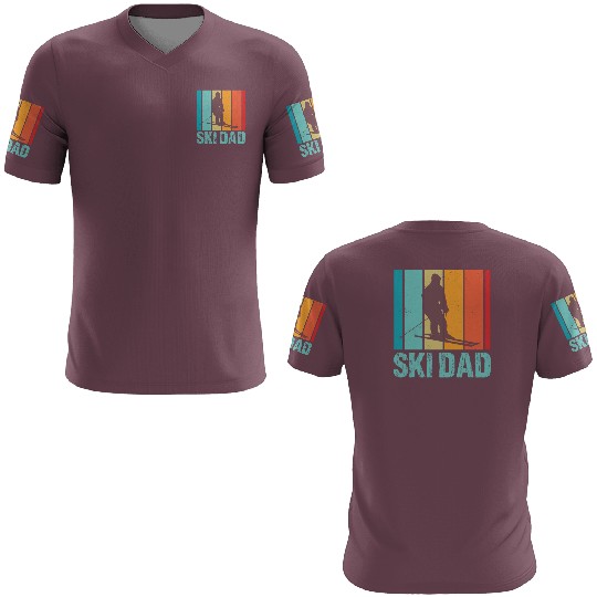 Ski Winter Skiing - Ski Dad 3D T Shirts