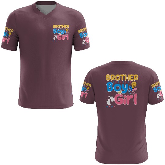 Pink or Blue Brother Loves You Best Brother Ever 3D T Shirts