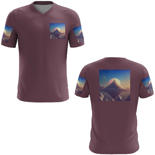 Mashup Cotton Candy Planet & The Lonely Mountain 3D T Shirts
