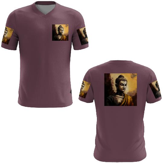 The Serenity of Zen Buddha Watercolor Meditation 3D T Shirts
