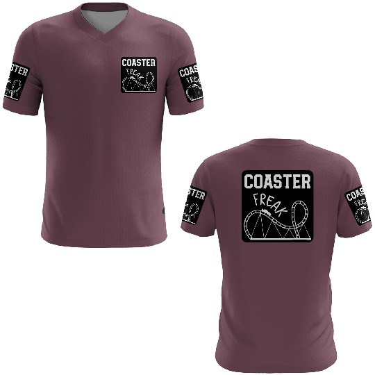 Roller Coaster freak 3D T Shirts