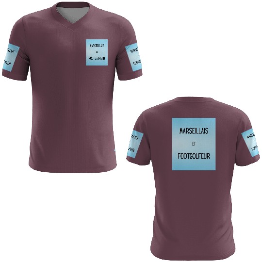 Marseillais et footgolfeur 3D T Shirts
