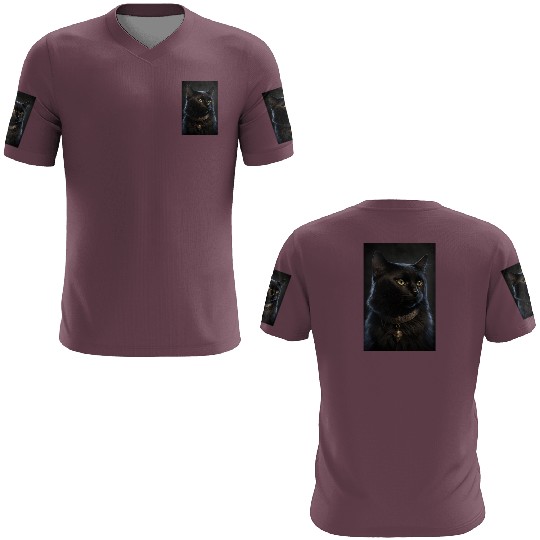 Bombay Cat Breed Portrait Royal Renaissance Animal 3D T Shirts