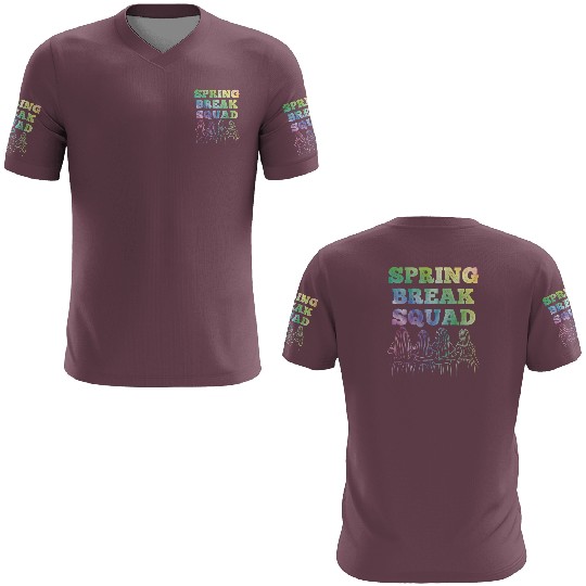 Spring Break Squad Summer Vacation Spring Break 3D T Shirts