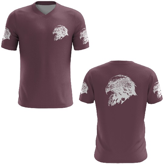 Elegant Eagle In Vintage T Tattoo Style 3D T Shirts
