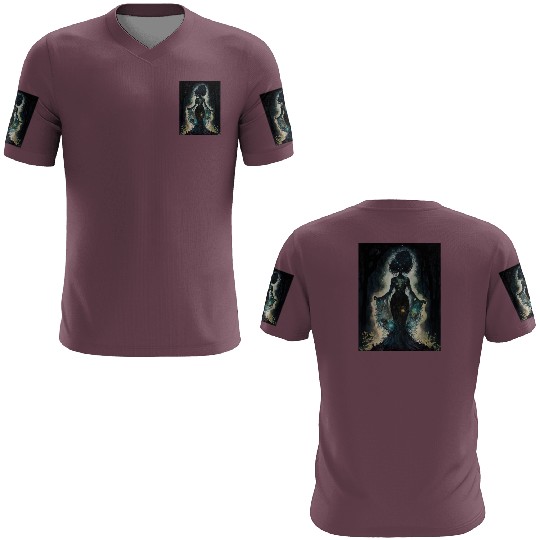 Black Nature Goddess - African American, Woodland 3D T Shirts