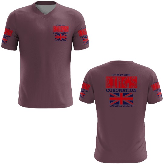 King’s Coronation, 6th May 2023 Congratulations, R 3D T Shirts