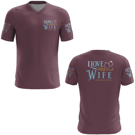 I Love My Wife, wedding, marriage, bride, groom 3D T Shirts
