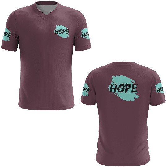 HOPE Unisex retro design for 3D T Shirts , Stickers,