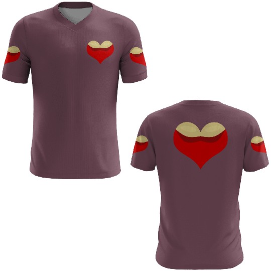 Boobies love heart 3D T Shirts