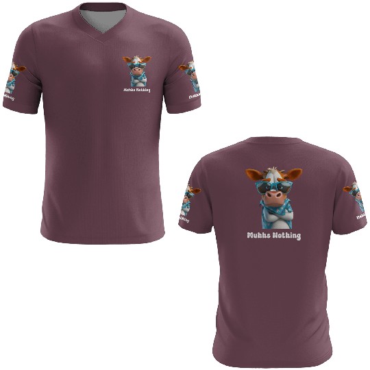Moo Nothing Funny Cow Saying Farmer Farmer 3D T Shirts