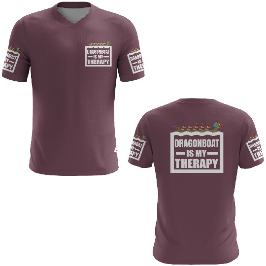 Dragon Boat Racing Is My Therapy Funny Dragonboat 3D T Shirts