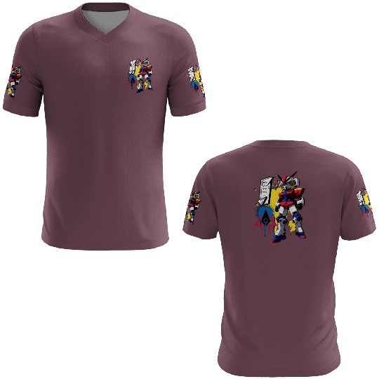 Chibi Mecha: A Cute Cyberpunk Design 10 3D T Shirts