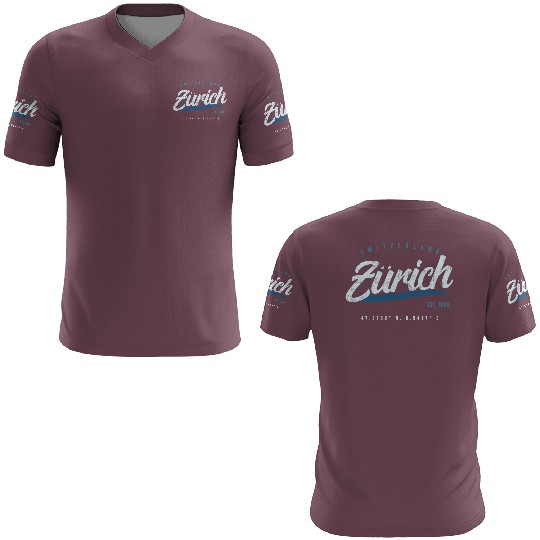 Zurich Switzerland Travel 3D T Shirts