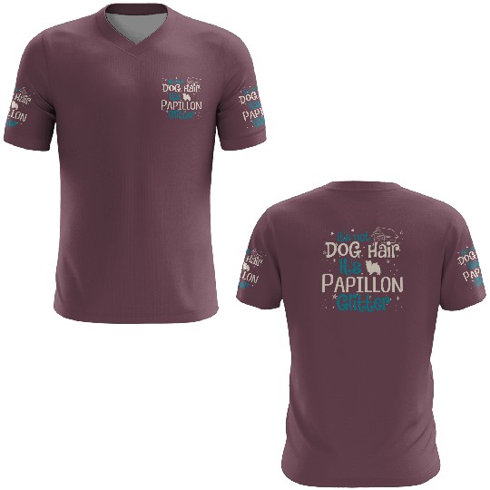 It'S Not Dog Hair It'S Papillon Glitter 3D T Shirts