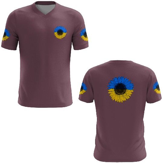 Ukraine Flag Sunflower Ukrainian Flag 3D T Shirts