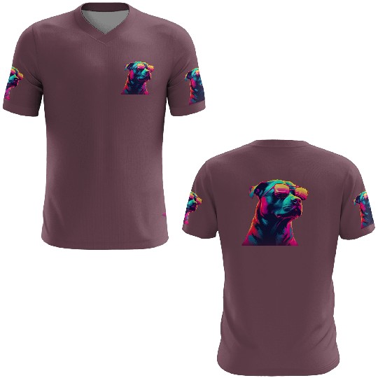 Retro Woof A Dog s Synthwave Adventure 3D T Shirts