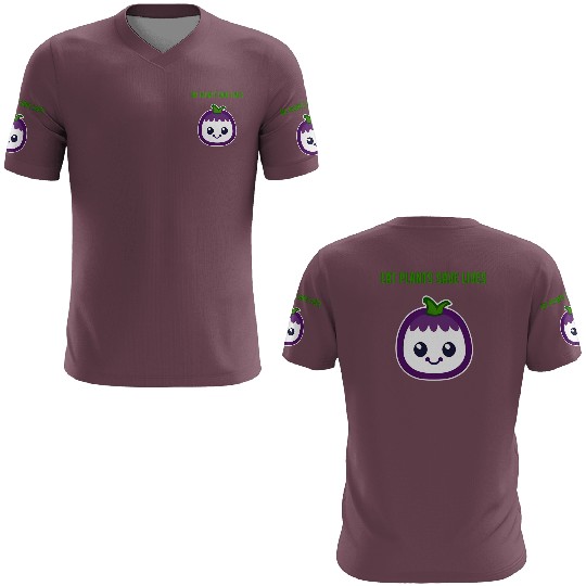 Vegan, eat plants save lives 3D T Shirts