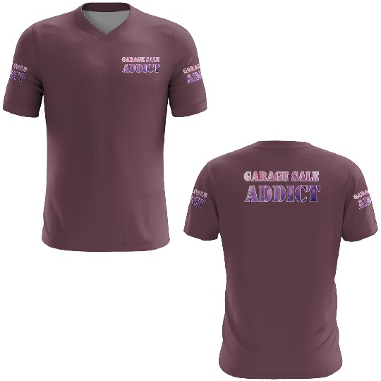 Garage Sale Addict pink purple watercolor 3D T Shirts