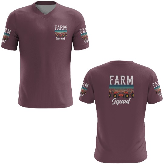 Farm Squad Farmers Ranch Farming Farmer 3D T Shirts