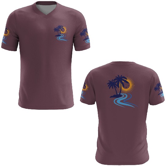 Summer - palm tree 3D T Shirts