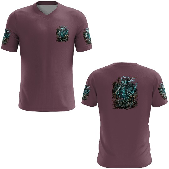 Mutant Tiger VS Samurai 3D T Shirts