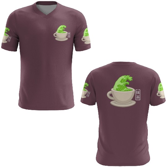 Matcha Latte Great Green Tea Wave 3D T Shirts