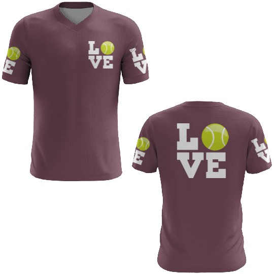 Love Tennis humor 3D T Shirts