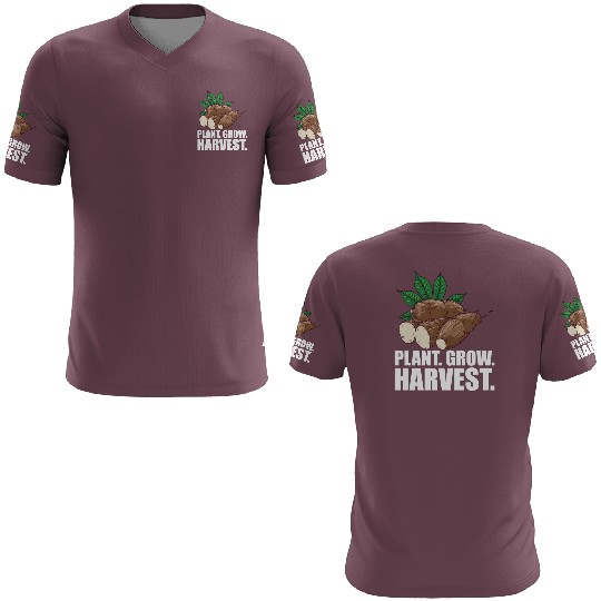 Cassava Farmer Plant Grow Harvest W 3D T Shirts
