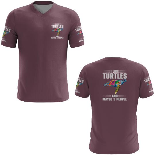 Sea Turtle Tortoise I Like Turtles 3D T Shirts