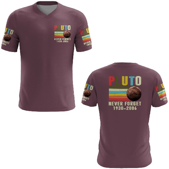 Pluto Never Forget 1930 2006 3D T Shirts