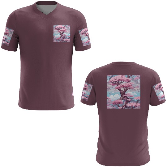 Anime Euphoria: Fantasy Cherry Blossom Dreamscape 3D T Shirts