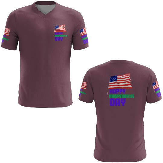 Happy independence Day, Men’s Cooling Performance 3D T Shirts