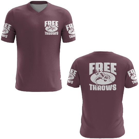 Free Throws Funny Wrestling Sport For A Freestyle 3D T Shirts