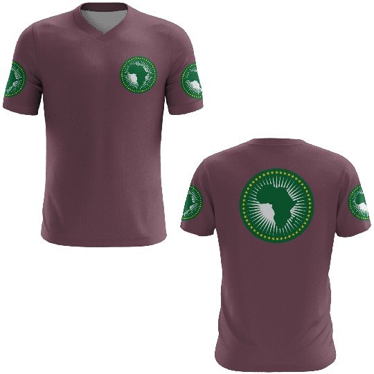 The african union flag, Green african union flag 3D T Shirts