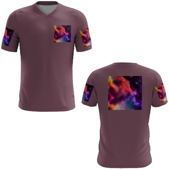 Galaxy nebula abstract design 3D T Shirts