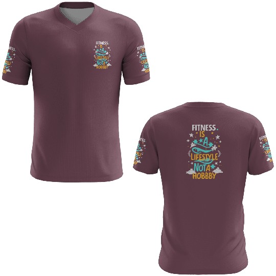 FITNESS IS A LIFESTYLE NOT A HOBBY. 3D T Shirts