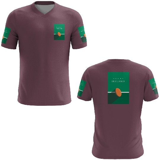 RUGBY IRELAND 3D T Shirts