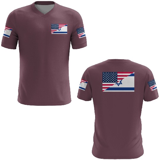 Israel USA flag flags 3D T Shirts